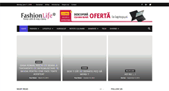 Desktop Screenshot of fashionlife.ro