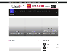 Tablet Screenshot of fashionlife.ro
